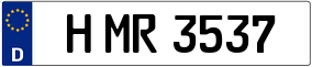 Truck License Plate